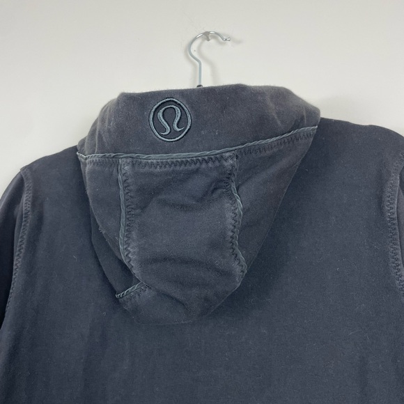 Lululemon Black Scuba Jacket Full Zip Size 10 Medium Hoodie - Picture 3 of 6